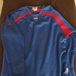 Majestic “Hardwood Classics” pullover (NY Nets)